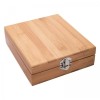 4 Piece Wine Accessories Gift Set in Bamboo Wood Box
