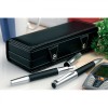 Leatherette Twin Pen Set with Case
