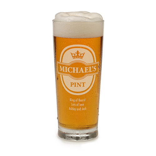 Personalised Beer Glass - Name's Pint