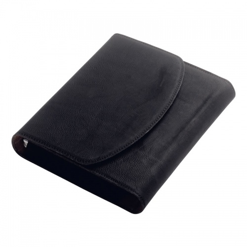 Black PU Leather Vehicle Log Book Holder Business Gifts Express