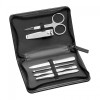 Personalised Travel Manicure Set in Zipped Leather Case