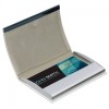 Gift Set with White PU Leather Business Cards Case & Keyring