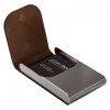 Gift Set with Black PU Leather Business Cards Case & Keyring
