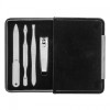 Personalised Travel Manicure Set in Leather Case