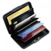 Silver Aluminum Card Wallet with RFID Protection