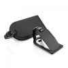 Engraved Leather Luggage Tag with Security Flap