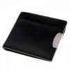 Engraved Nappa Leather Wallet with Silver Clip
