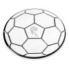 Engraved Set of 4 Silver Plated Football Coasters
