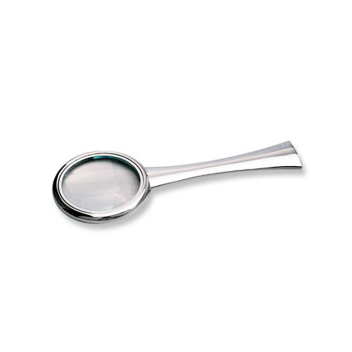 Engraved Silver Plated Magnifier