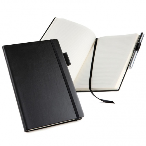 Personalised Belluno Leather A5 Casebound Notebook