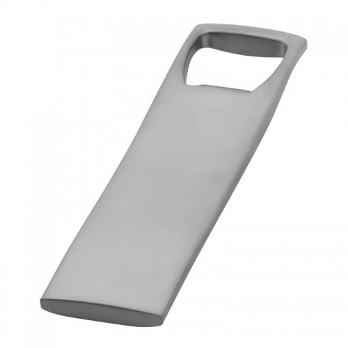 Engraved Silver Flat Bottle Opener