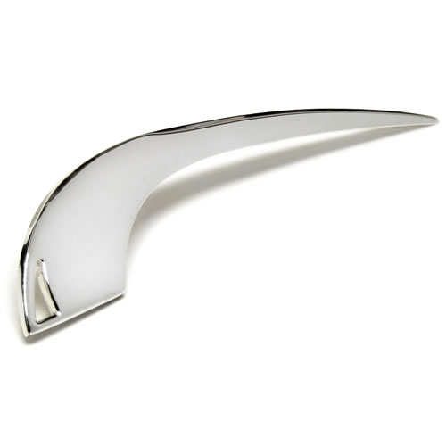 Engraved Curved Silver Plated Letter Opener