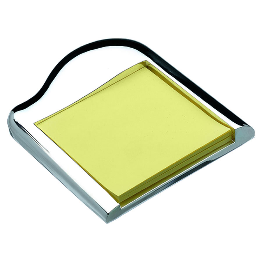 Engraved Silver Plated Post-It Notes Holder