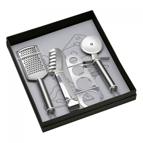 Engraved Stainless Steel Pasta Set in Presentation Box