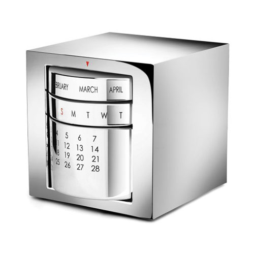 engraved silver plated perpetual desk calendar business gifts express