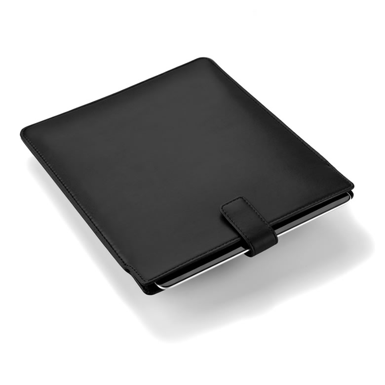 Personalised Leather iPad / Tablet Sleeve with Tab