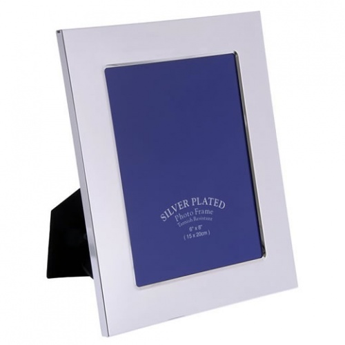 Engraved Silver Plated 8x10in Photo Frame