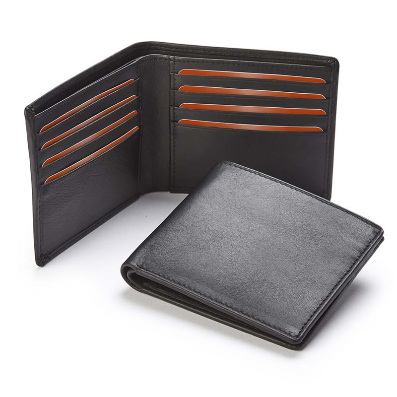 Personalised Nappa Leather Billfold Wallet