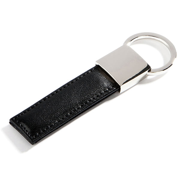 Engraved Key Fob with Leather Strap