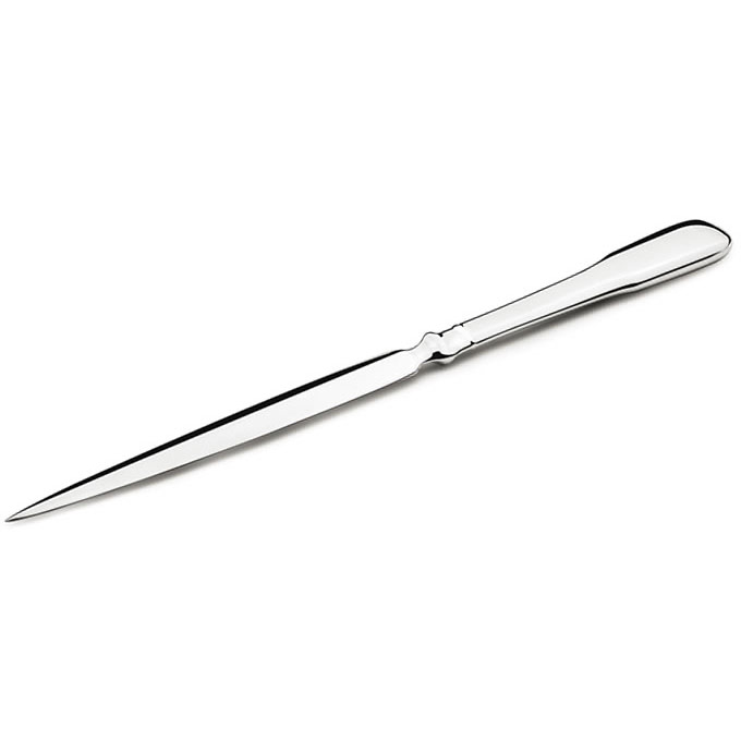 Heavily Silver Plated Engraved Letter Opener