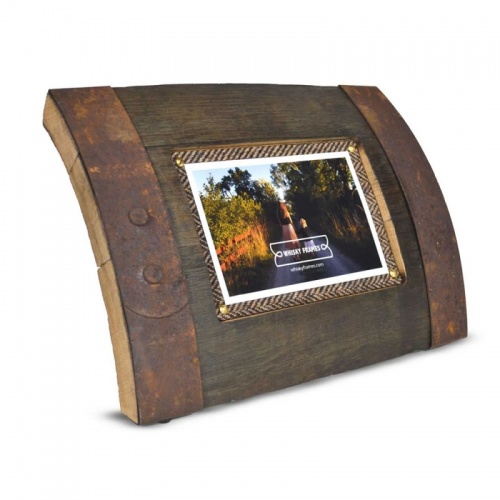 Whisky Barrel Photo Frame Bilge 6x4in